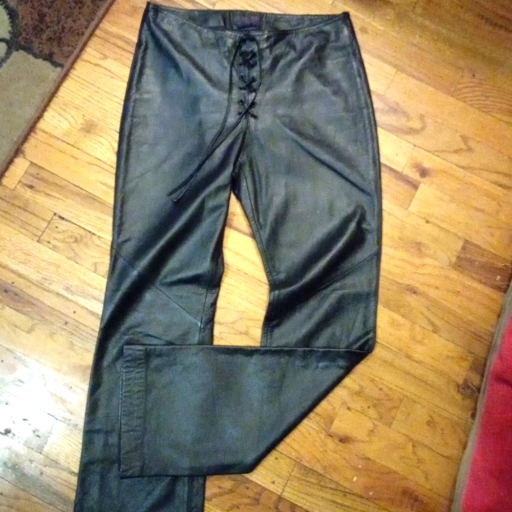 Vintage Ralph Lauren Leather Pants